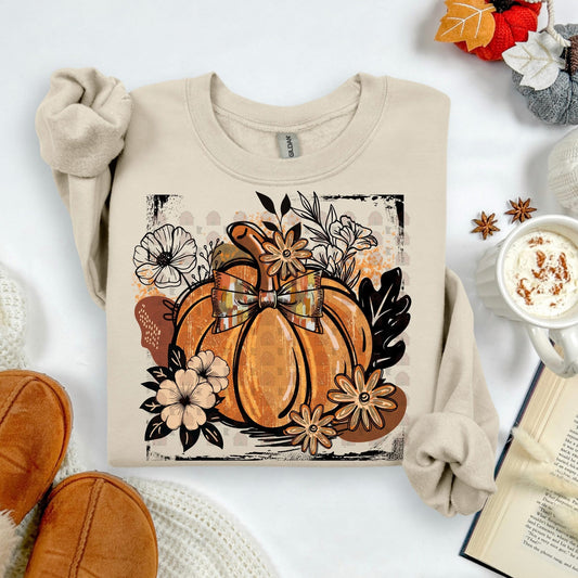Watercolor pumpkin
