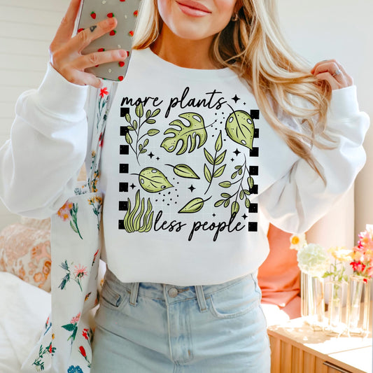 More plants less people