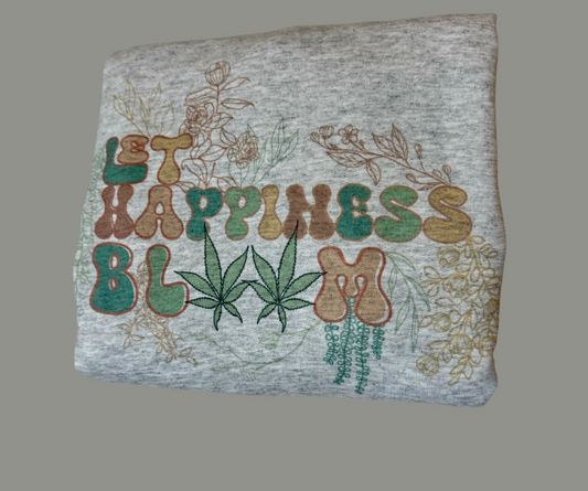 Let Happiness Bloom Crewneck