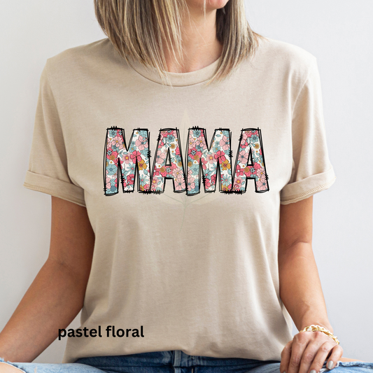 Mama Floral Pastel