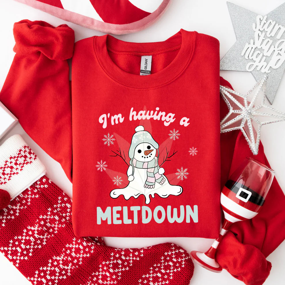 Having a meltdown Crewneck